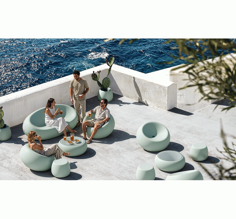 Вуличне кашпо для квітів та рослин Boom Pot 6488 C2 White (6488C2)4